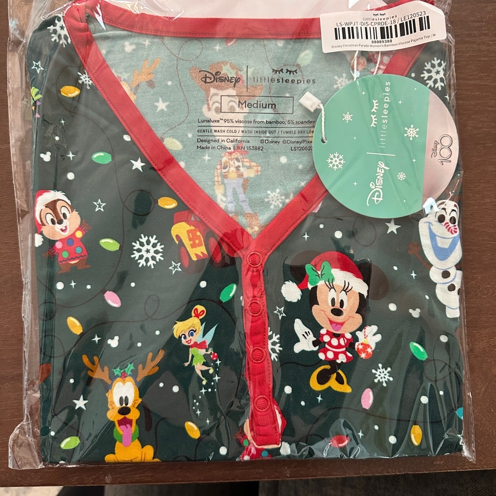 Disney Little Sleepies Woman’s PJ Top